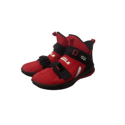 Mens Nike Lebron Soldier XIII SFG  Size 12 / 13 Trainers Basketball Shoes Black  / Red / White 