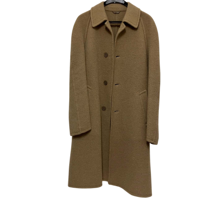 City Club  Women's  Size M Trench Coat Beige Mohair/llama
