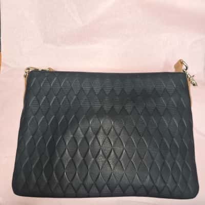 Marcs Womens Leather Handbag Black  / Brown 