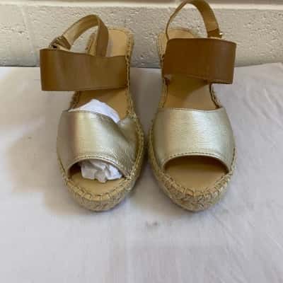 Blue Illusion Womens Size EUR36 Bobbie Tan DBL Strap Espad