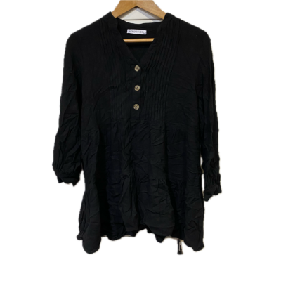Atmos&Here Top Womens  Size 12 Black  