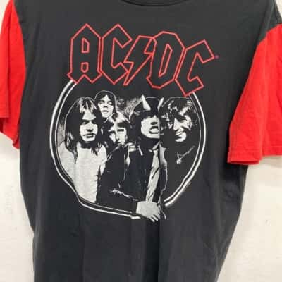 AC/DC Womens  Size S T-shirts Black  