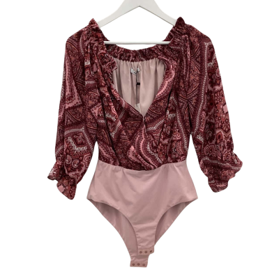 Sheike Womens  Size 10 Bodysuit Maroon BNWT RRP $109
