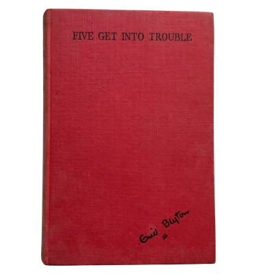 Vintage Enid Blyton ‘Five Get Into Trouble’ 1957 Hardback Edition
