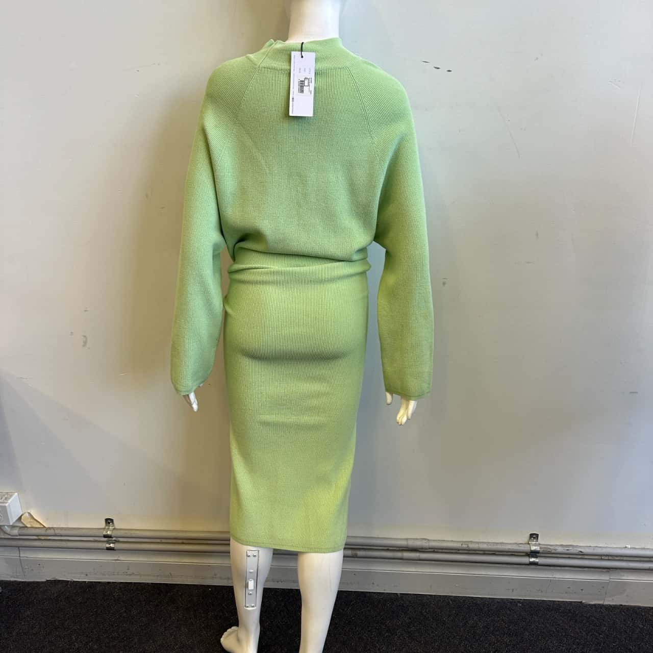 BNWT SNDYS Women's Size L Tied Up Knit Dress Green (s) - New With Tags |  Salvos Stores