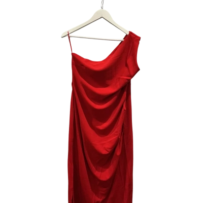 Billy J Womens Size 16 Midi Dress Red 