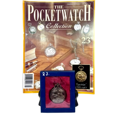 ‘Equestrian’ (1900s-style) #23 Bronze Hachette Pocket Watch