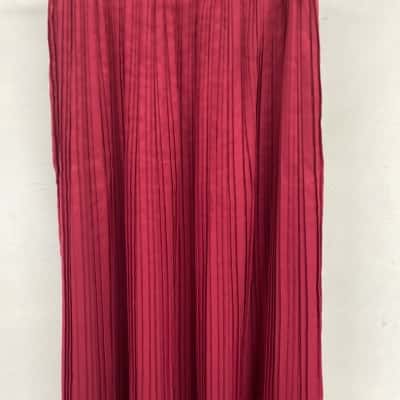 Gorman Womens  Size 8 Pleated Skirt Maroon 