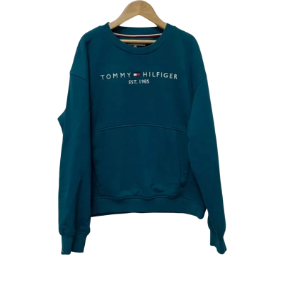 Tommy Hilfiger Kids  Size 13 / 14 Jumper Teal 