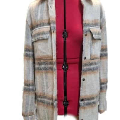 Asos Design Womens  Size XS Fleece Jacket Multicoloured 