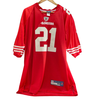 NFL Shop 49ers Jersey No. 21. Size 56 in Red / White 