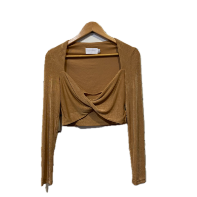 Significant Other Womens long sleeves top Size 12 Brown 