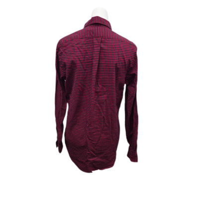 Ralph Lauren Mens  Size S Long Sleeve Shirt Black  / Red  Checker button up shirt