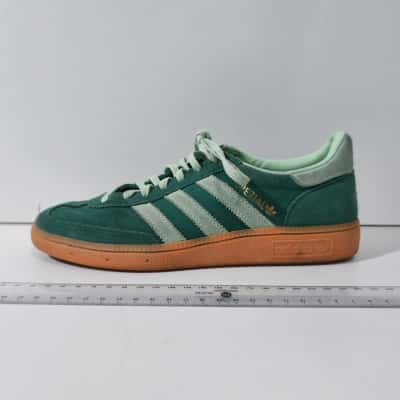 Adidas Handball Spezial Green Suede and Gum Sole Sneakers Size 8US 