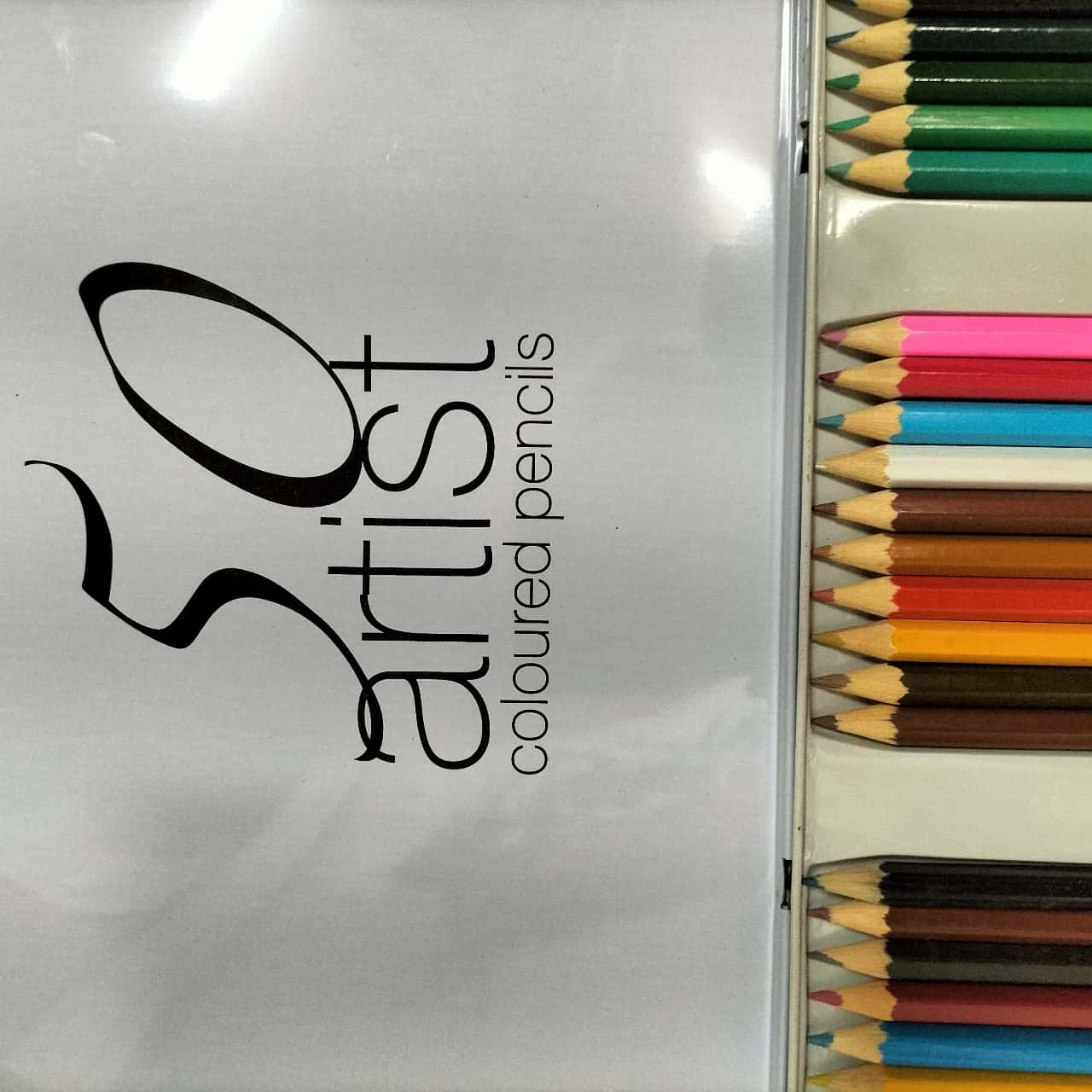 50 Artist Coloured Pencils (s)