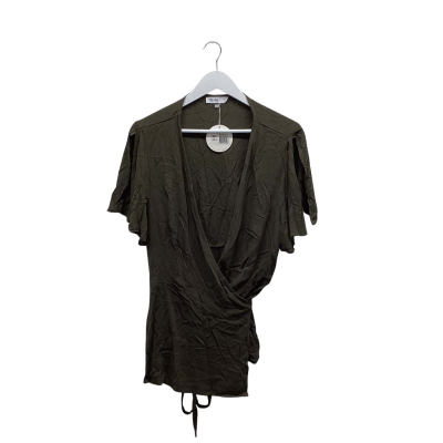You + All Beautiful Size 18 Khaki Wrap Top BNWT