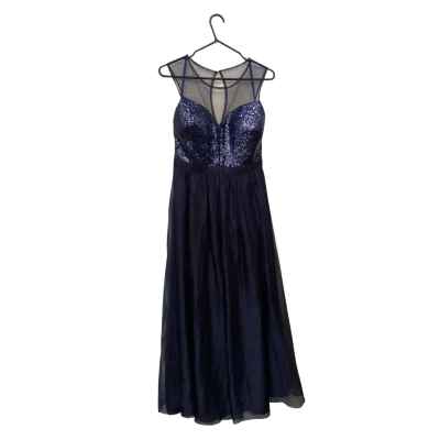 Women’s Bariano  Size 12 Formal Dress Navy Blue 