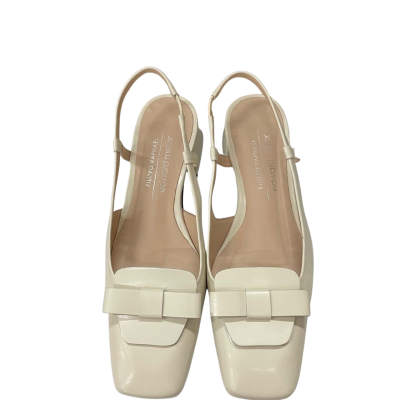 Edward Meller Womens  Size 35 Cream Retro Slingback shoes