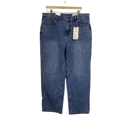 Unison Mens  Size 36 100% cotton, loose fit, ‘stone blue’ jean 