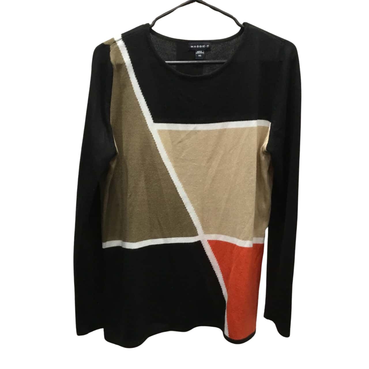 maggie-t-black-patterned-size-xs