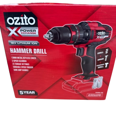 Ozito 18V Lithium Ion Hammer Drill 