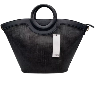 Colette Hayman  Womens Tote Weave Bag Black HB1  