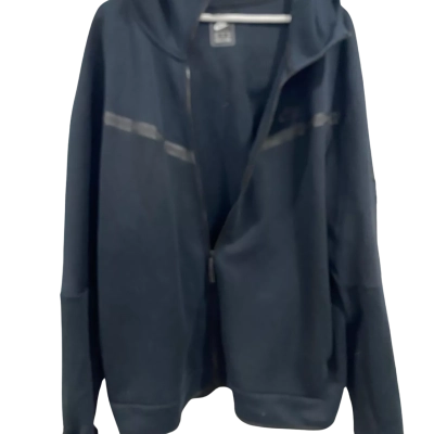 Nike Mens  Size XXL Jersey Black Hooded   