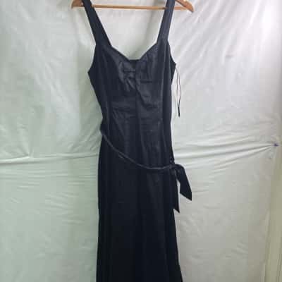 Portmans Womens  Size 14 Maxi Dress Black  