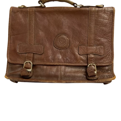  Oggi Domani Mens Satchel Brown  