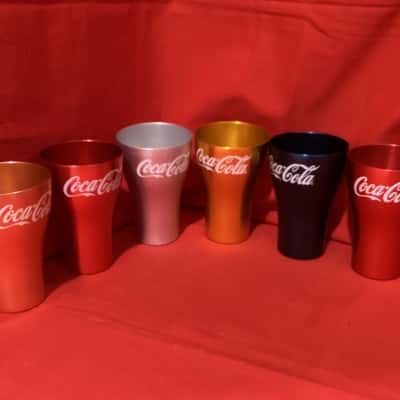 Coca Cola Limited Edition 2020 Anodised Aluminium Cups