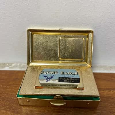 Vintage Flying Eagle Chinese Straight  Razor shaving set kit (includes 2 razors)