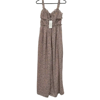 BNWT Madison The Label Women's Size S Sleeveless Jumpsuit Floral / Pink  