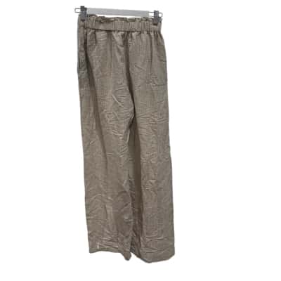  Diega Pachiano Womens Casual Pants / Wide Leg Pants Beige / Brown 