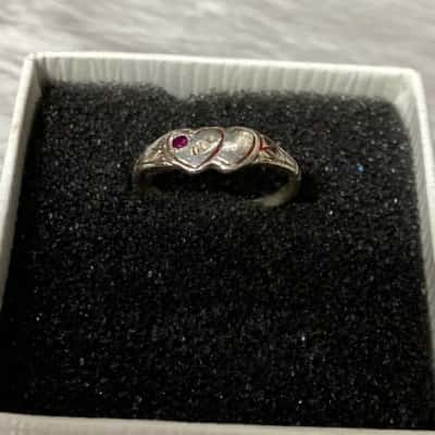 Sterling silver signet ring 