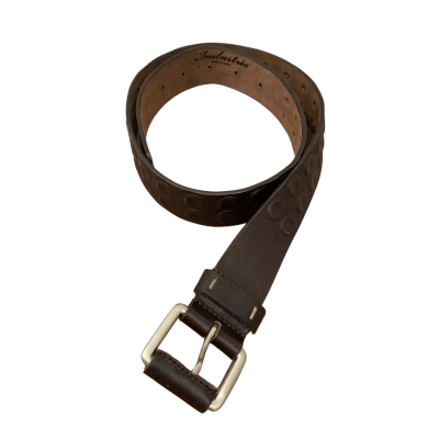 Industrie Mens  Size 42 Brown Leather Belt 