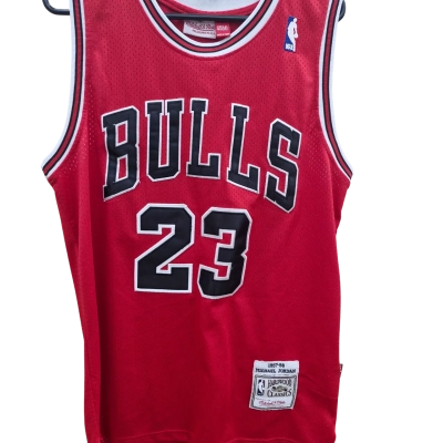 Mitchell & Ness Mens  Size 10 Singlet  Red (04)