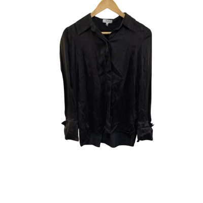 Reiss Womens  Size UK 4 Button Up Top Black  