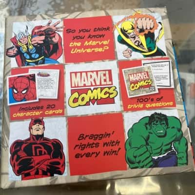 Marvel comics trivia box 