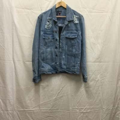 Nana Judy Unisex Size M Blue Denim Jacket Black Sabbath 1978 World Tour