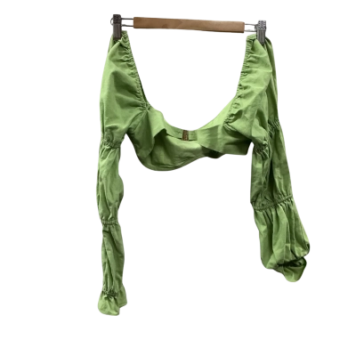  Sabo Womens  Size S Cropped Top Green 
