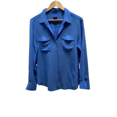 David Lawrence Womens  Size 10 Blue Shirt
