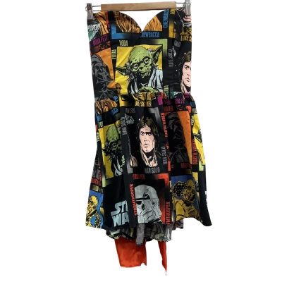 Unknown Brand Womens Size 6 / 8 Strapless Dress Multicoloured 