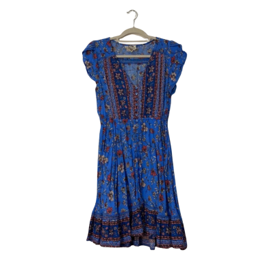 Jaase Womens Dress Size S Blue / Multicoloured 