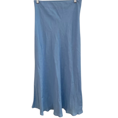 Seed Heritage Womens  Size 10 Maxi Skirt Blue 