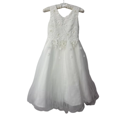 Origami Age 9 Dress White 