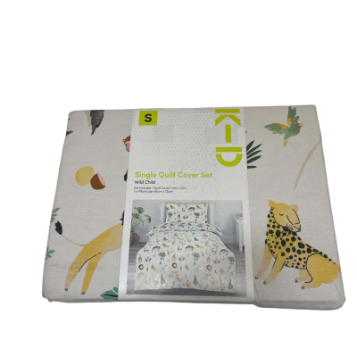 BRAND NEW - Kid's Single Quilt Cover Set - 