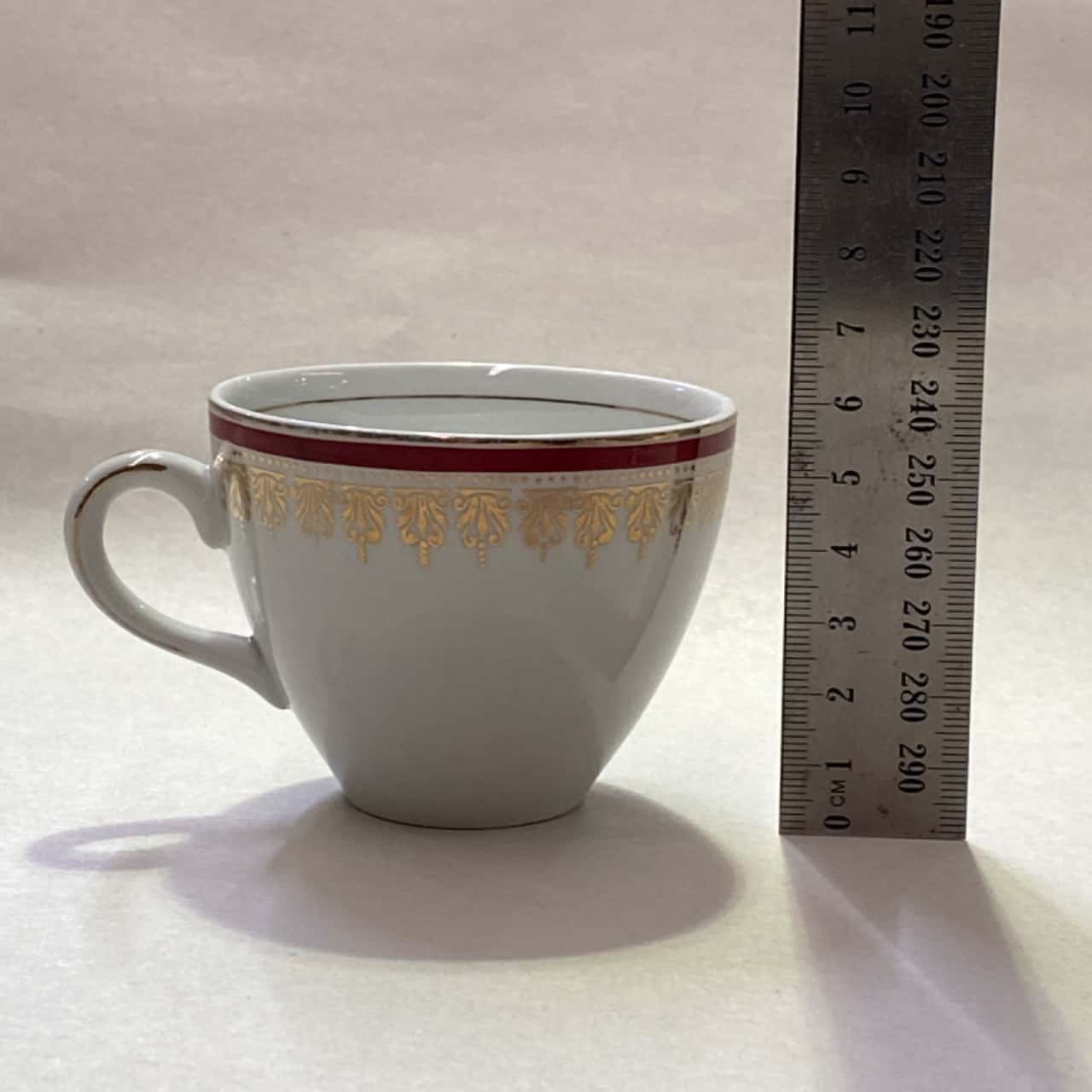 *Last Chance SALE* 18 Piece Alfred Meakin Red & Gold Small Tea Cup Set