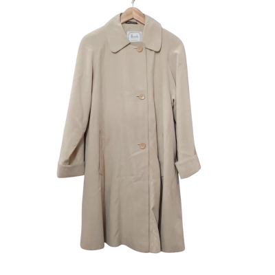 Harrods Women's Size S Beige Trench Coat  