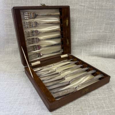 EPNS Silver Butter Knife and Fork Set