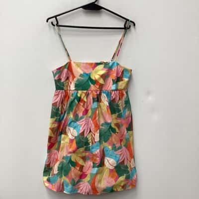 Zara Womens  Size M Babydoll Dress Multicoloured 